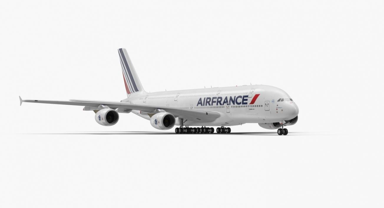 Airbus A380-1000 Air France 3D